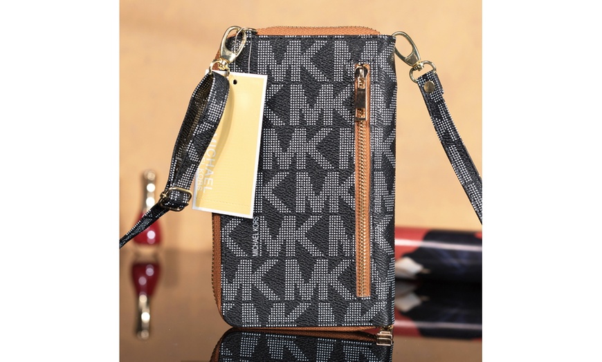 Image 8: Michael Kors Leather Crossbody