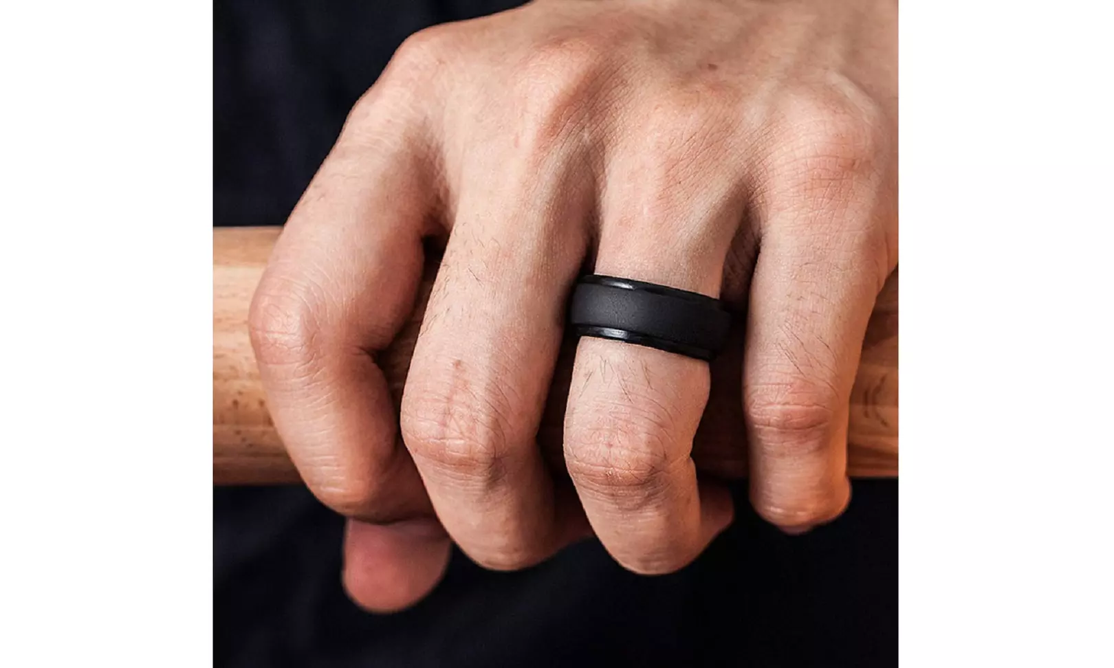4 Pack Silicone Unisex Wedding Bands