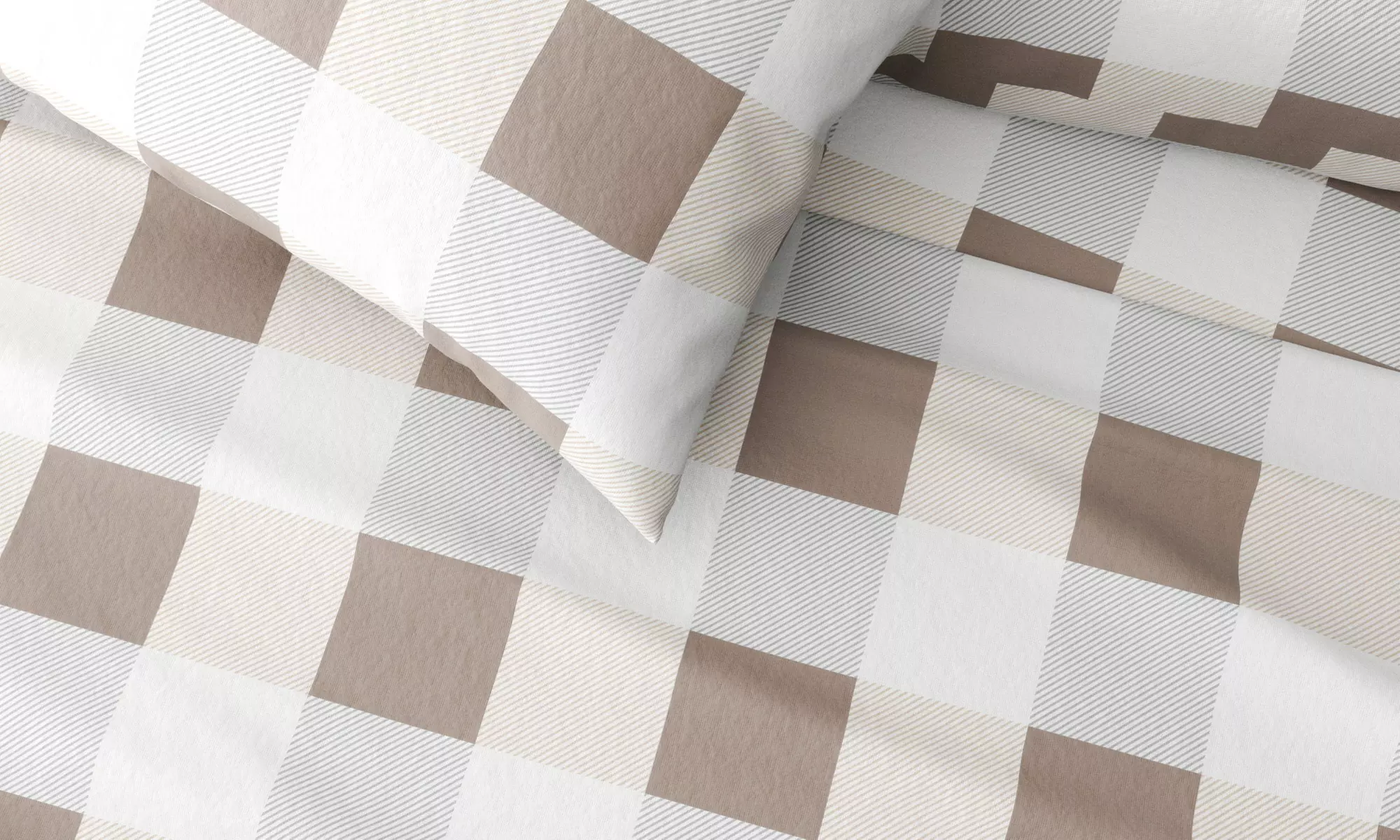 FreshFolds Premium Turkish Cotton Printed Flannel Sheet Set