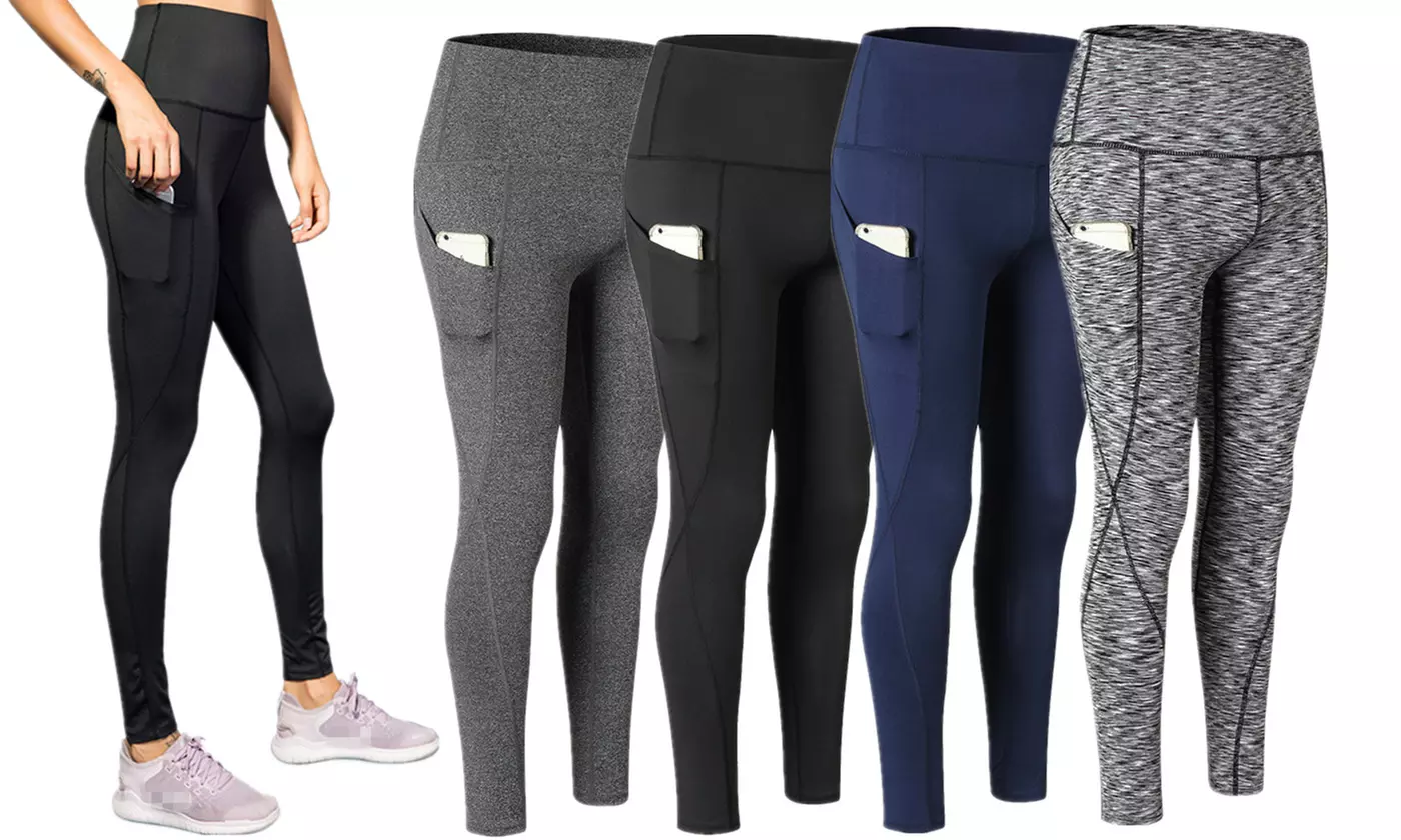 LESIES Women's Yoga Pants High Waist Workout Leggings - Primary Image