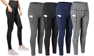 LESIES Women's Yoga Pants High Waist Workout Leggings