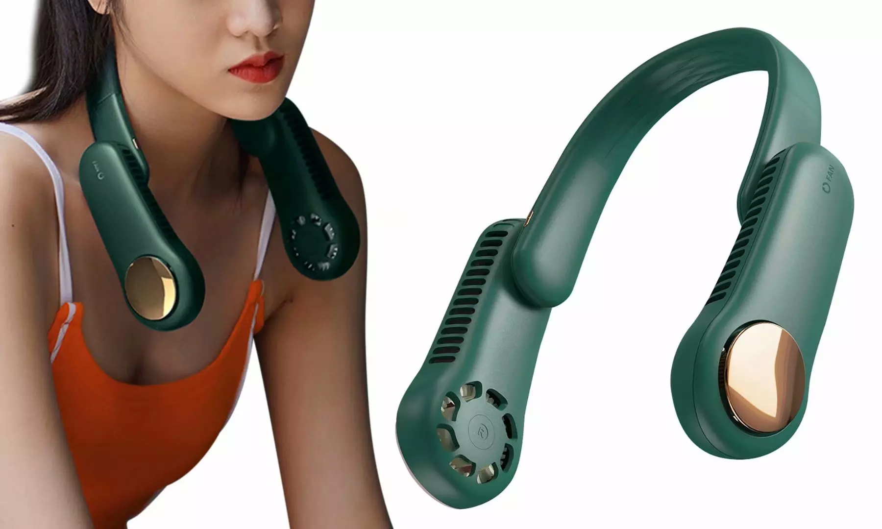 Portable Neck Fan Personal Fan Hands Free Bladeless Portable Mini Fans - Primary Image