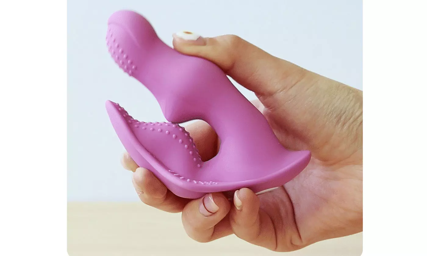 Remote Control Powerful Wearable G Spot Butterfly Stimulator Vibrator 