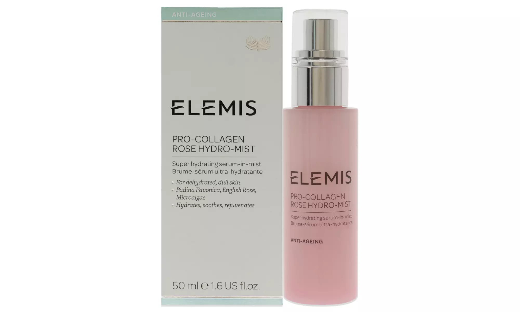 Elemis Pro Collagen Rose Hydro Mist For Women 1.6 oz Mist - Primary Image