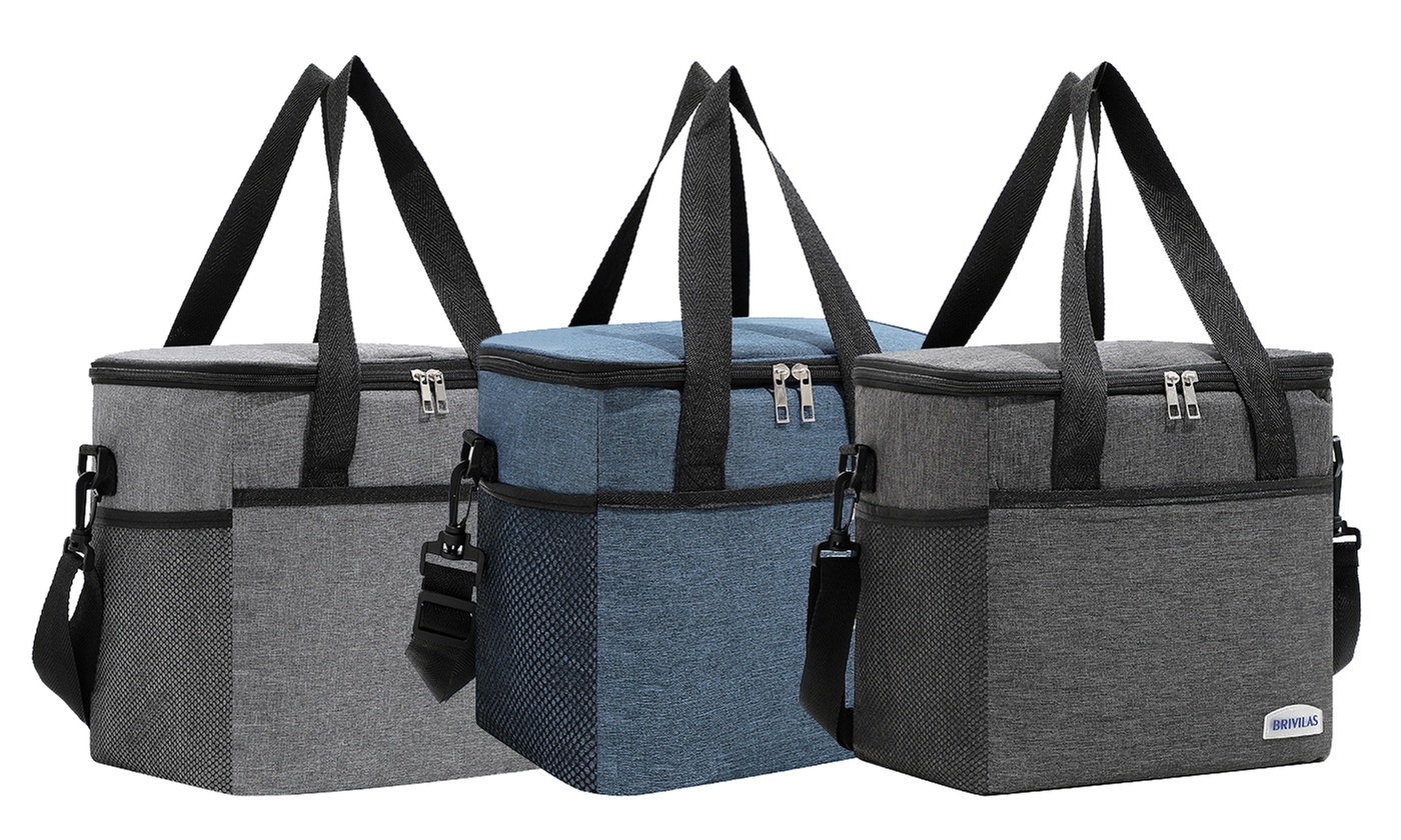 12L Insulated Lunch Bags for Women/Men Leakproof Cooler Tote Bag Picnic Beach