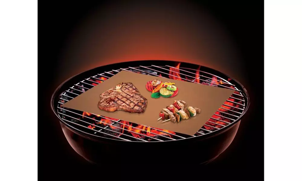 Non-Stick Copper Grill Mat (2-Pack) - Primary Image