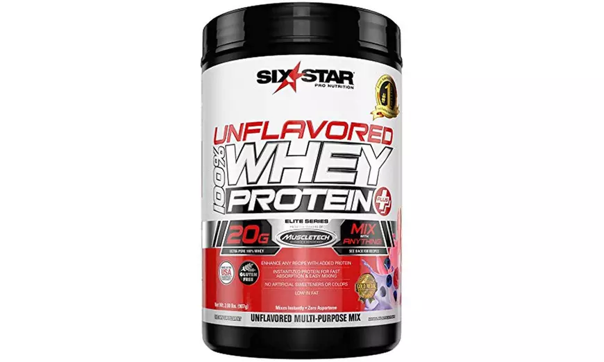 Elite Series 100% Whey Protein Powder Plus Muscle Builder 20g Ultra-Pure 32 Oz - Primary Image