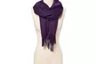 Oussum Pashmina Cashmere Scarf Scarves Wrap Solid Soft Silk Neck Scarf for Women - Second Medium