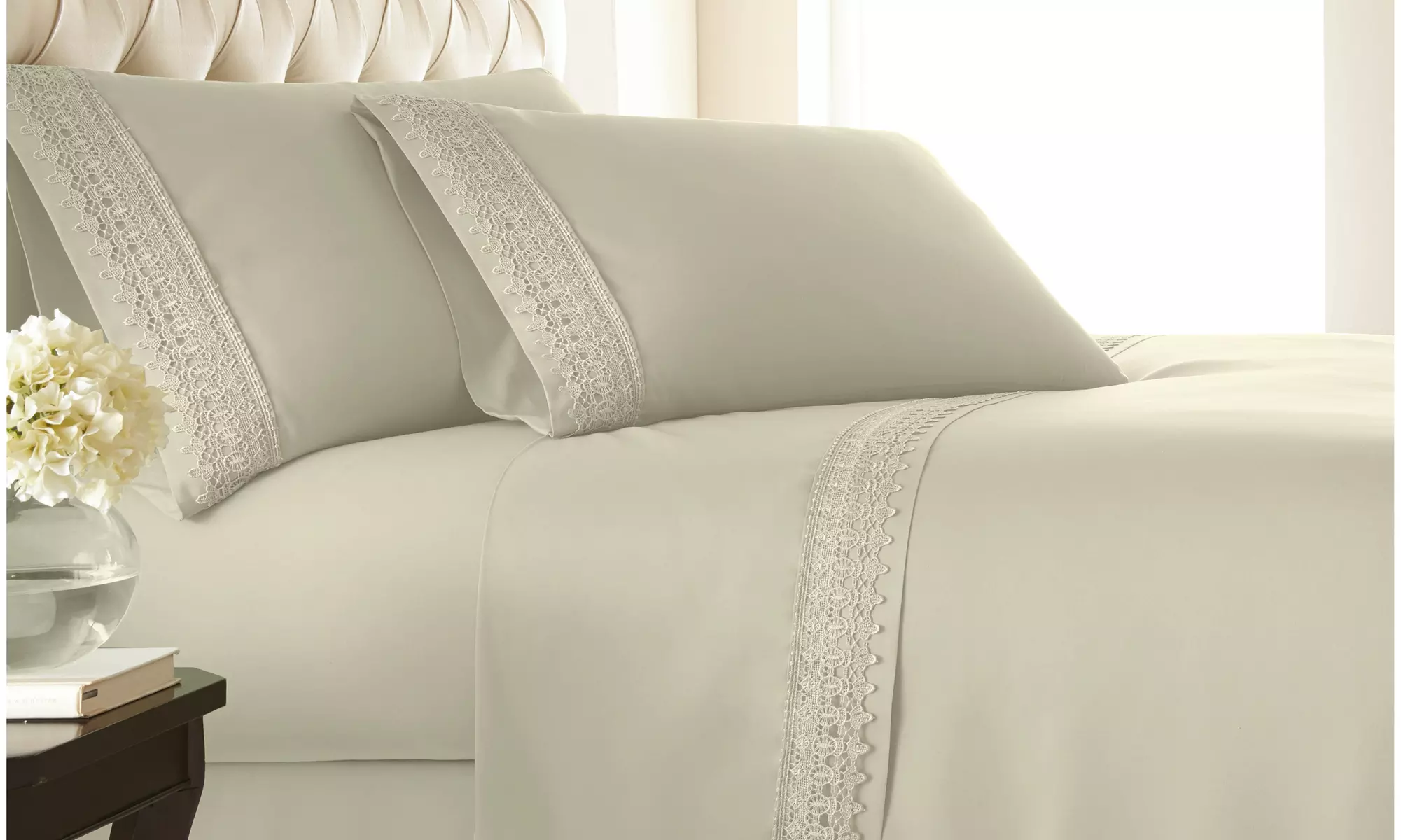 Premium Collection Lace Extra Deep Pocket Sheet Sets - Primary Image