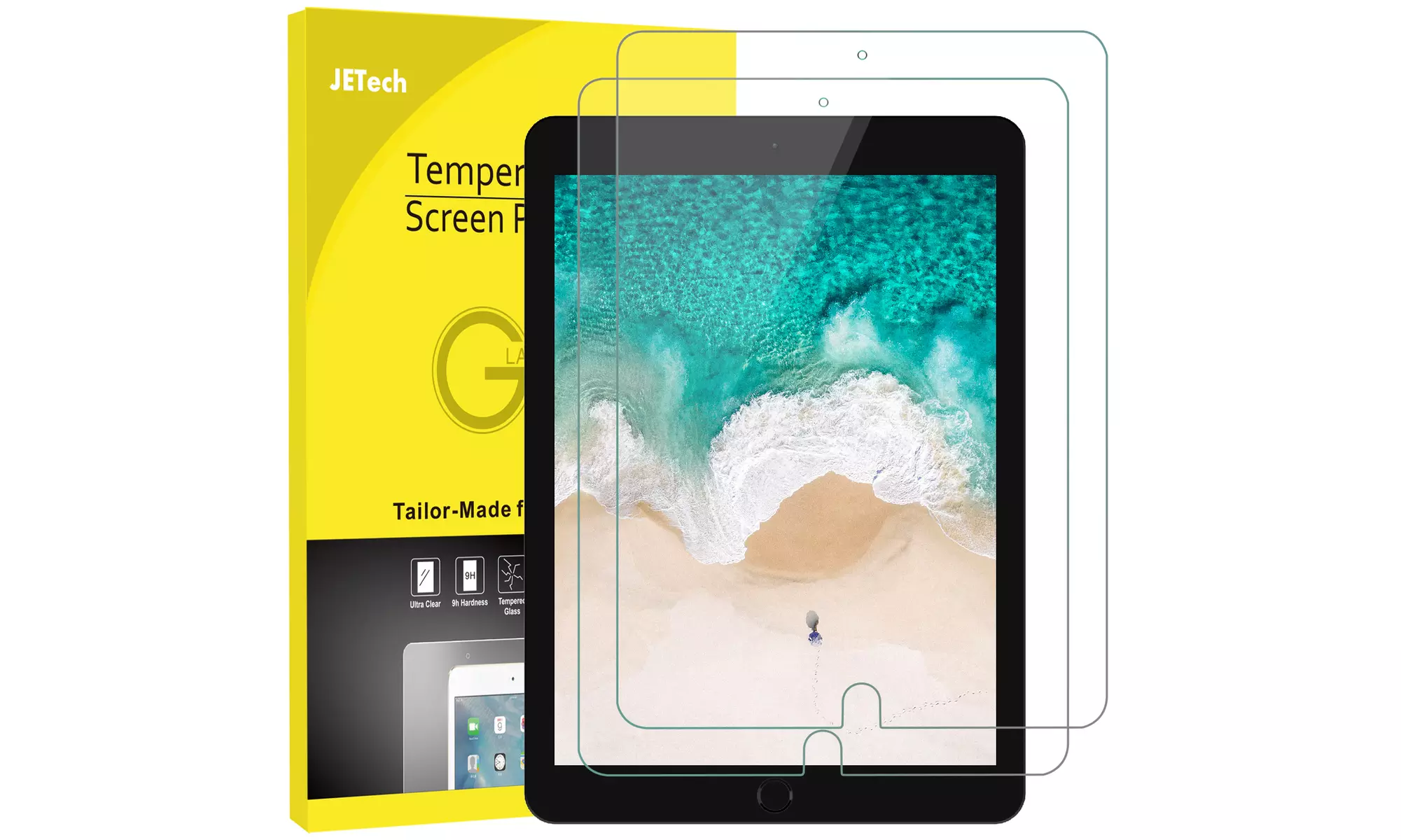 Tempered Glass Screen Protector for iPad Air 3 (2019) and iPad Pro 10.5 (2017)