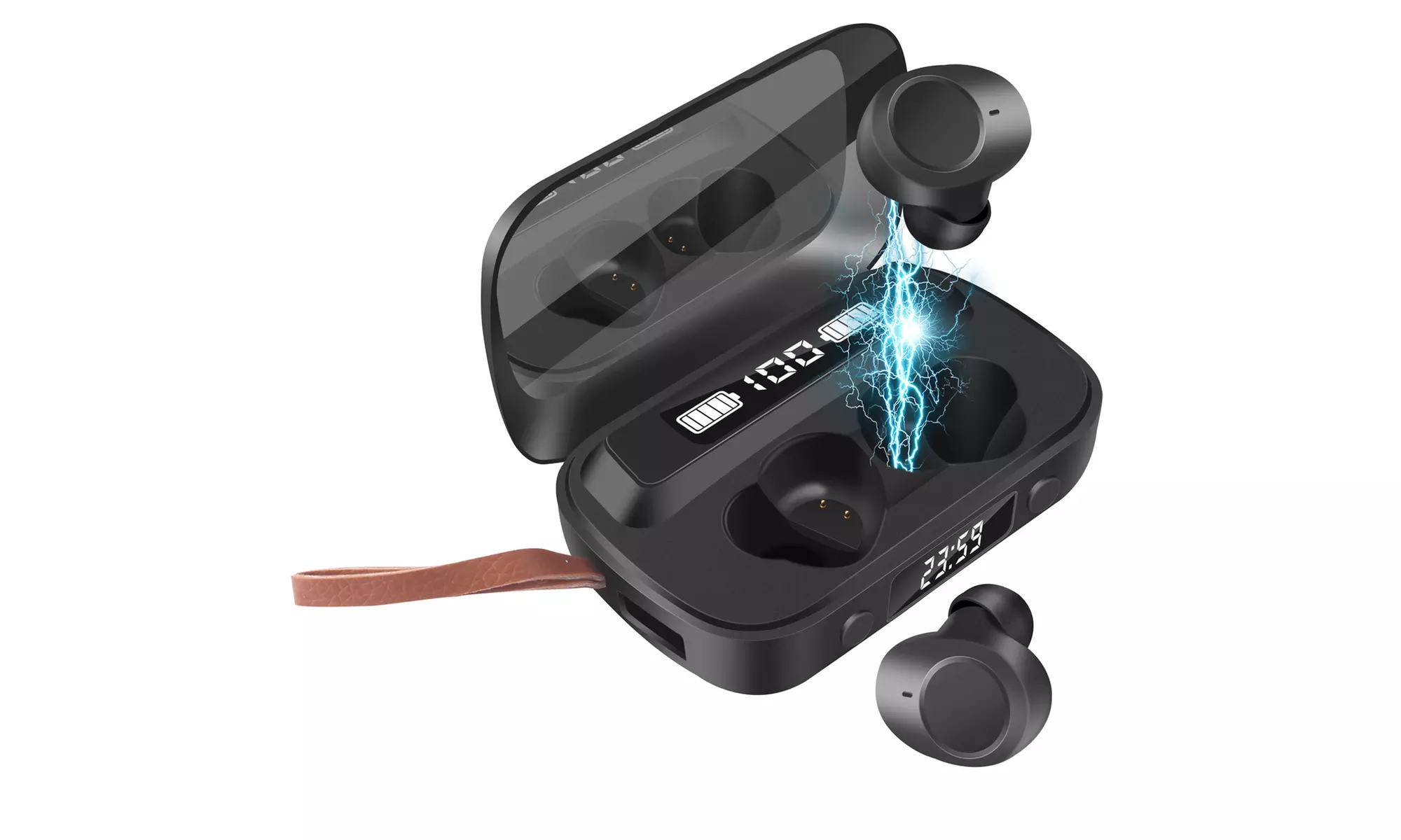 Wireless Earbuds Noise Reduction CVC 8.0 Bluetooth 5.1 Waterproof IPX7 - Second Medium
