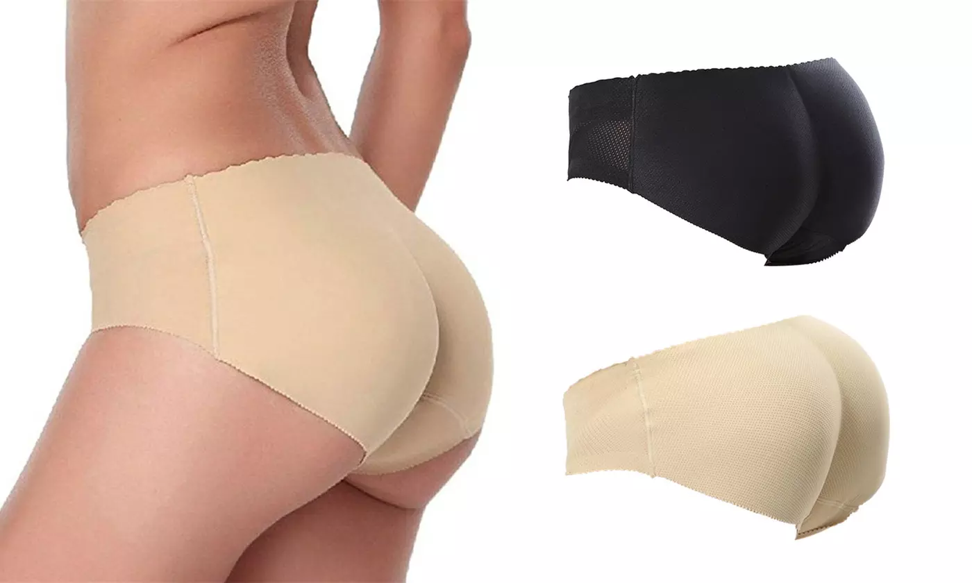 Women Padded Underwear Hiphuggers Lifter Panties - Primary Image