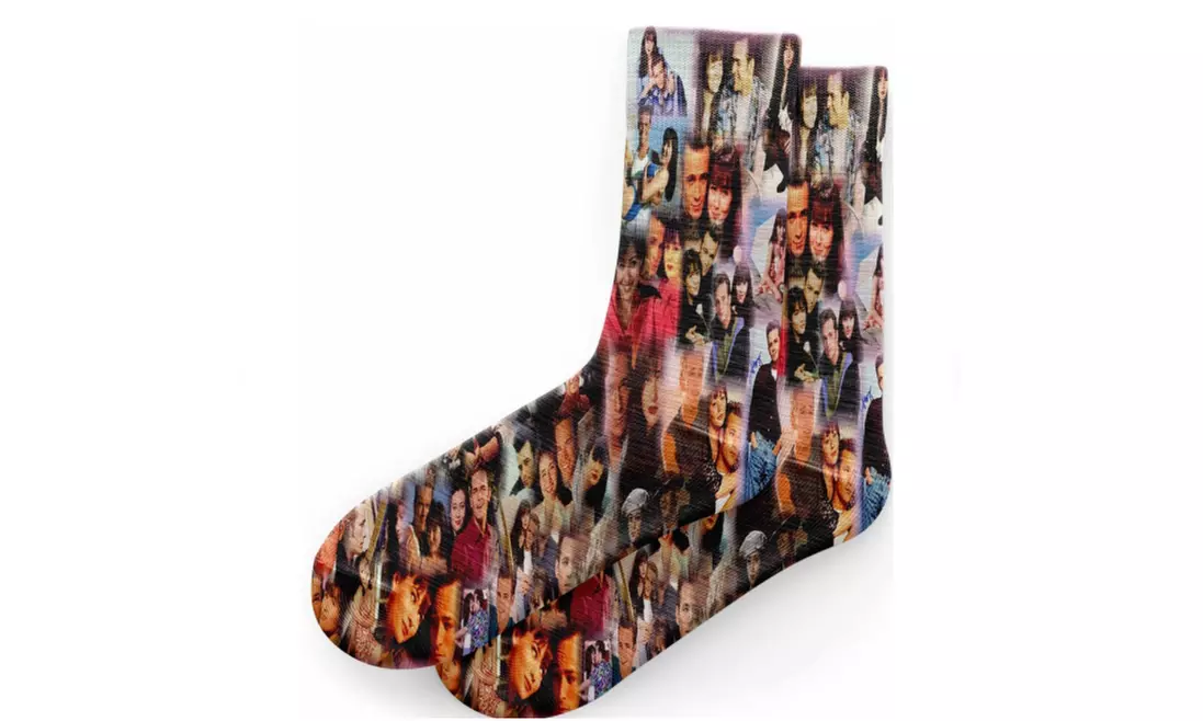 Beverly Hills 90210 Luke Perry Socks US adult novelty socks - Primary Image
