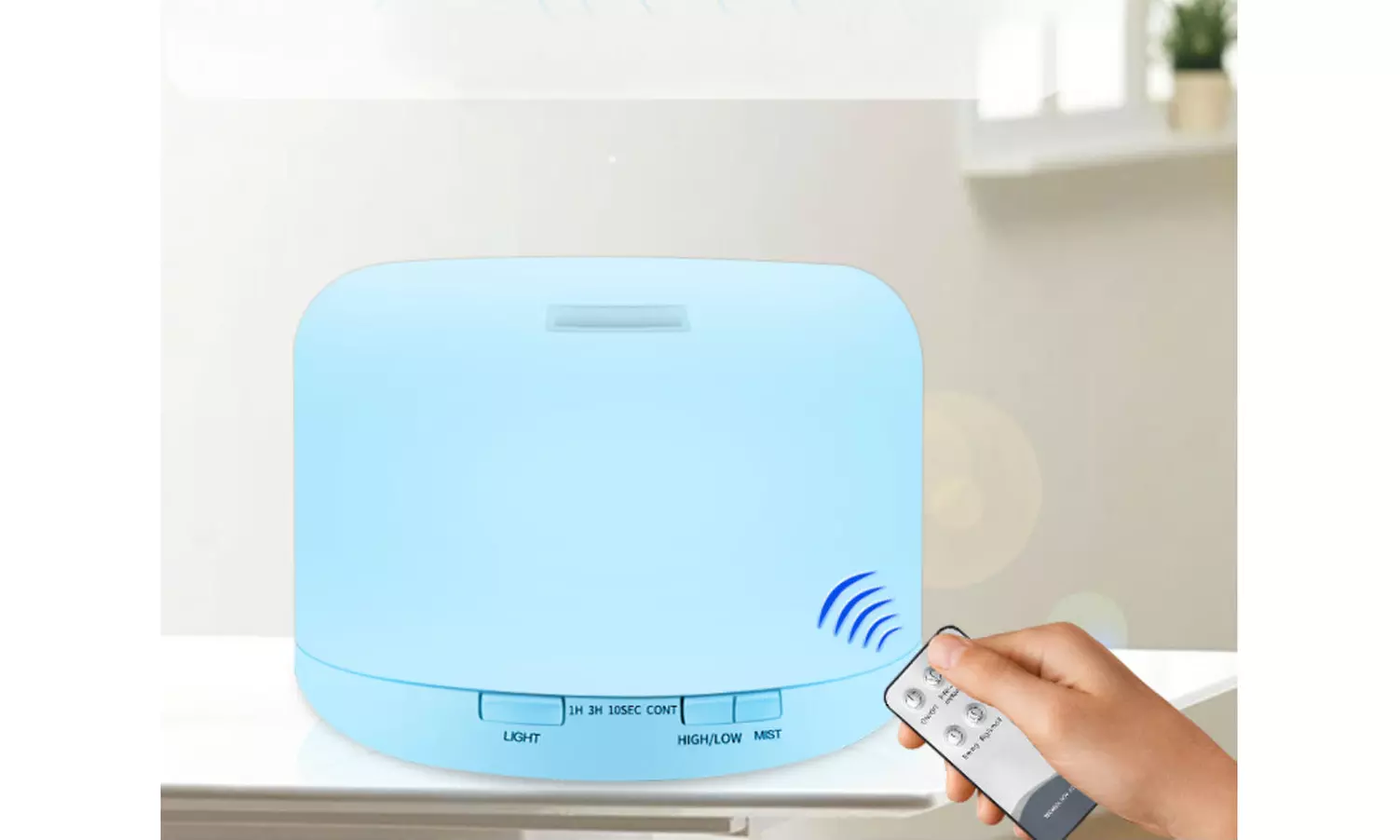500ML Remote Control Essential Oil Diffuser - Primary Image