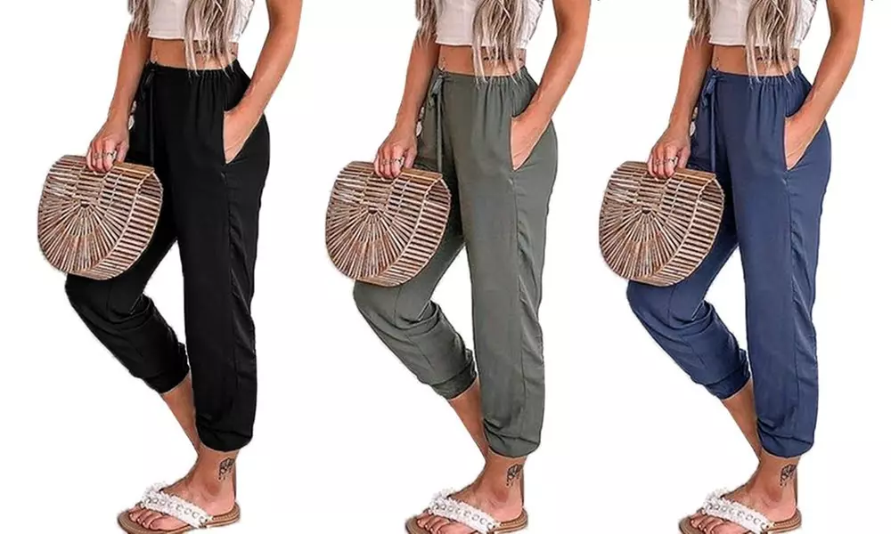 Leo Rosi Women's Summer Pants. Plus Sizes Available. - Primary Image