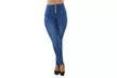 Women plus Size, Bottom Lift, Levanta Cola. Push Up, High Waist, Skinny Jeans - Second Medium