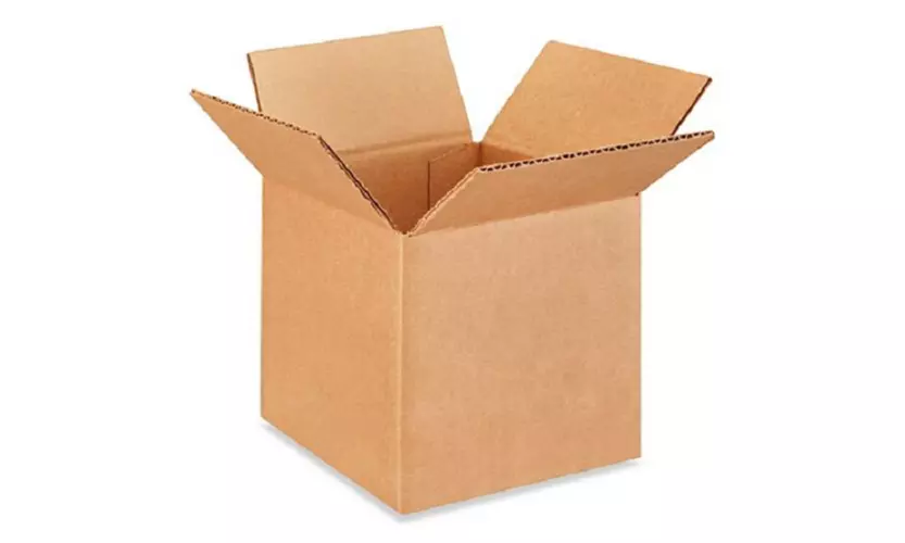 50 6x6x6 Cardboard Paper Boxes Mailing Packing Shipping Box Corrugated Carton - Primary Image