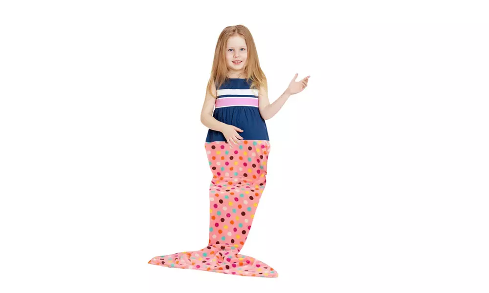 Fleece Mermaid Tail Blanket - Primary Image