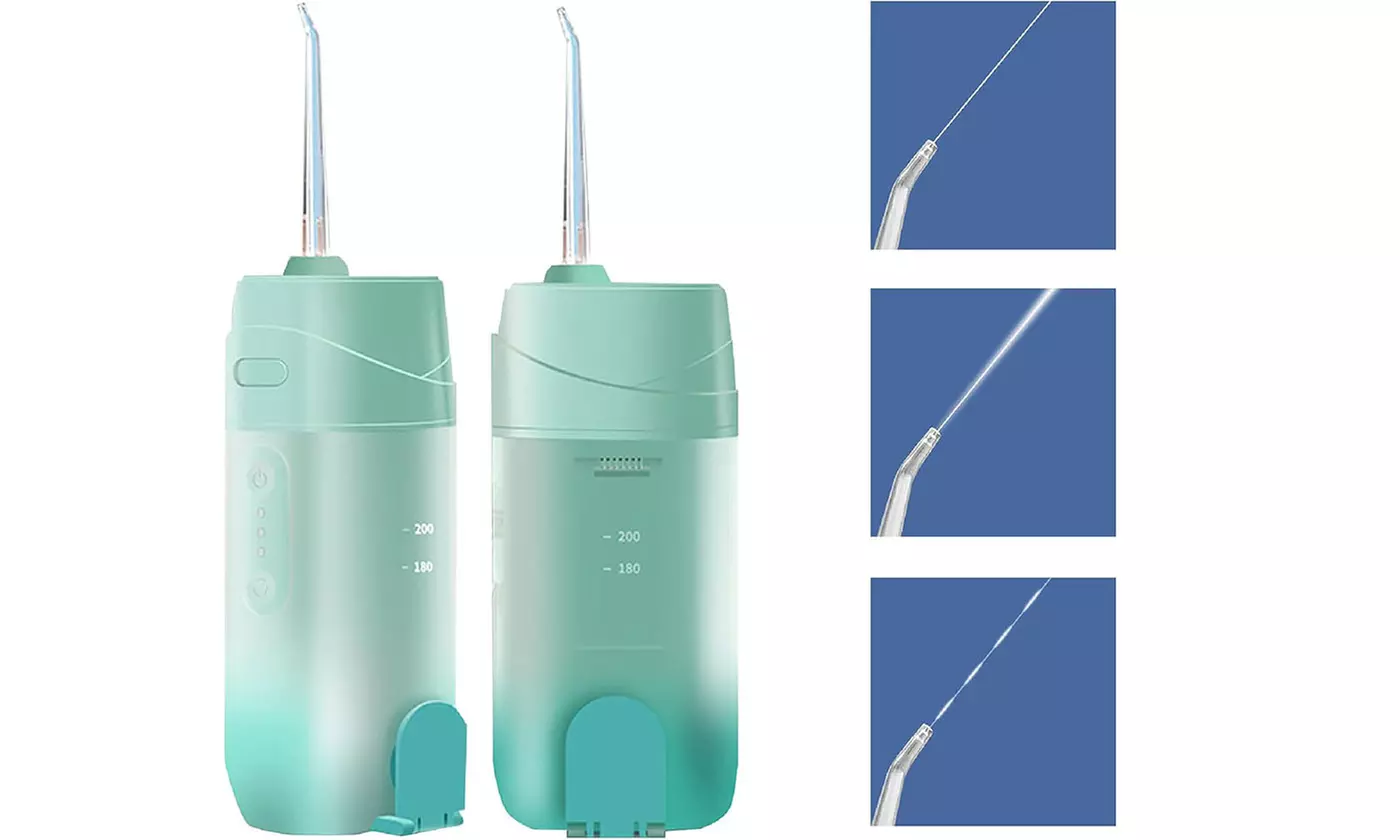 Retractable Portable Water Dental Flosser Cordless Oral Irrigator Teeth Cleaner