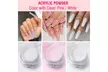 7 Pcs Nail Extension Gel Kit Acrylic Powder for Nail Art Decoration Acrylic Nail - Second Medium