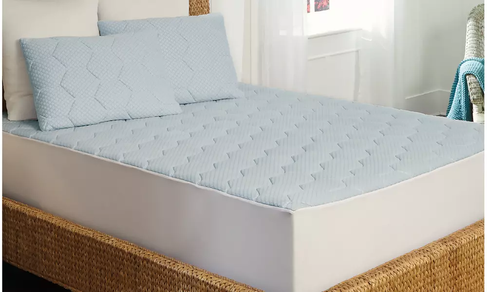 Arctic Sleep Cooling-Gel Memory-Foam Mattress Pad - Primary Image
