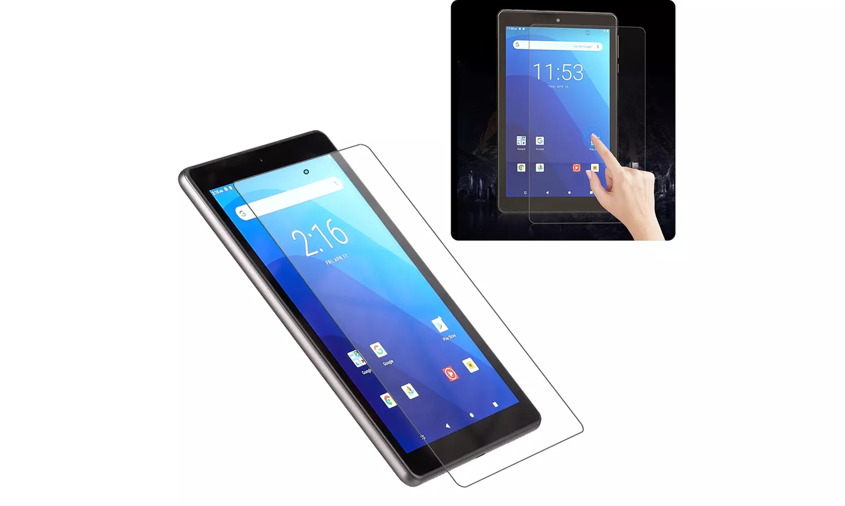 For Walmart Onn 8 Pro (Model:ONA100003561) 9H Tempered Glass Screen Protector - Primary Image