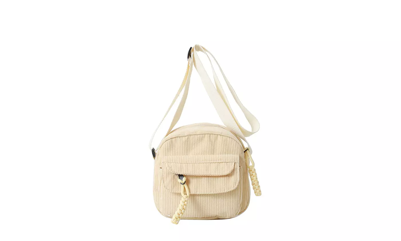 Corduroy Crossbody Purse - Multiple Options