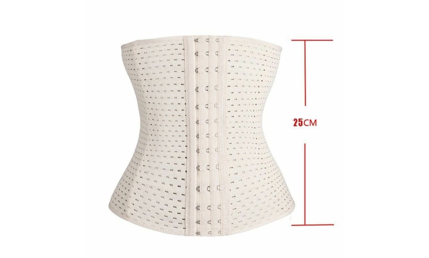 Image 3: Women Body Shaper Slimming Waist Trainer Under bust Corset Belt Shapewear