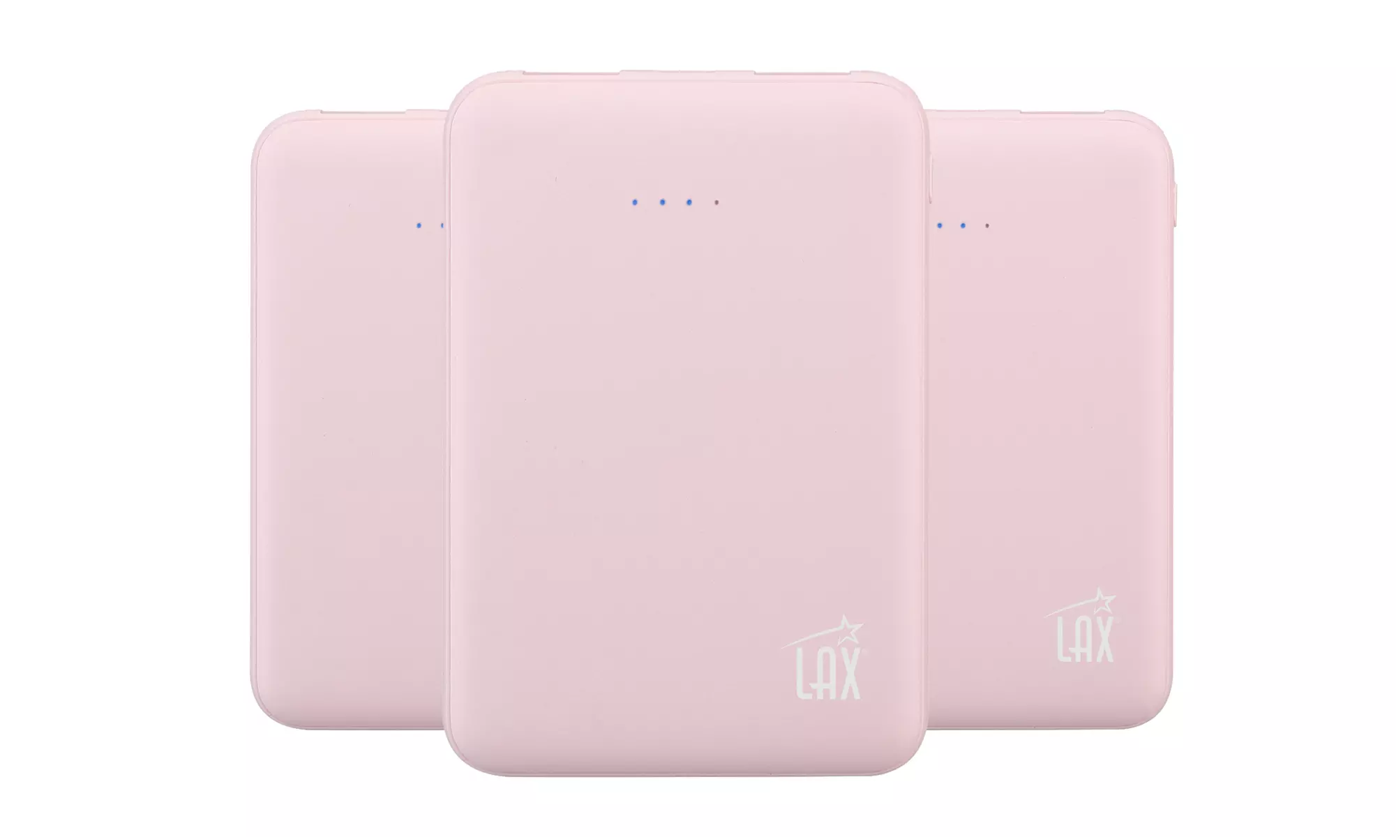Rubberized Power Bank 6,000 or 12,000mAh LED Dual-USB