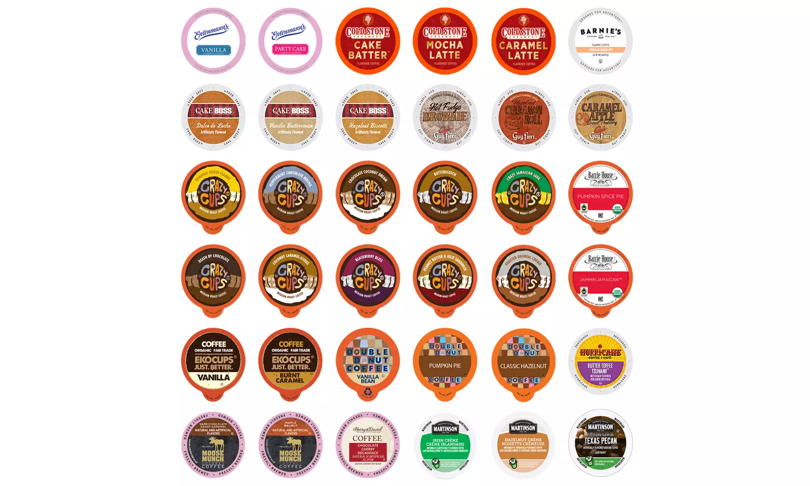 Flavored Coffee Single Serve Cups Sampler for Keurig K Cup Brewers (100-Piece) - Primary Image