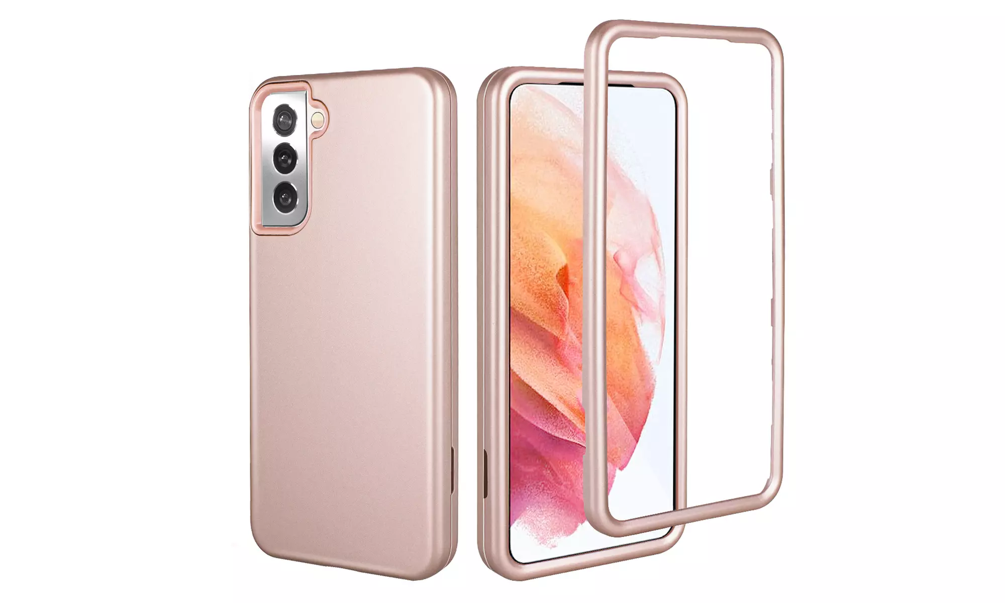 3 In 1 Shockproof Slim Armor Hybird Silm Case For Samsung Galaxy S21/S21 Plus