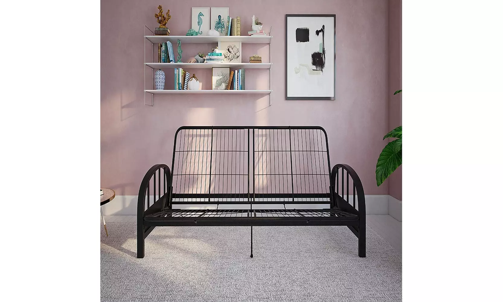 DHP 3273098 Aiden Metal Futon Frame Black  - Primary Image