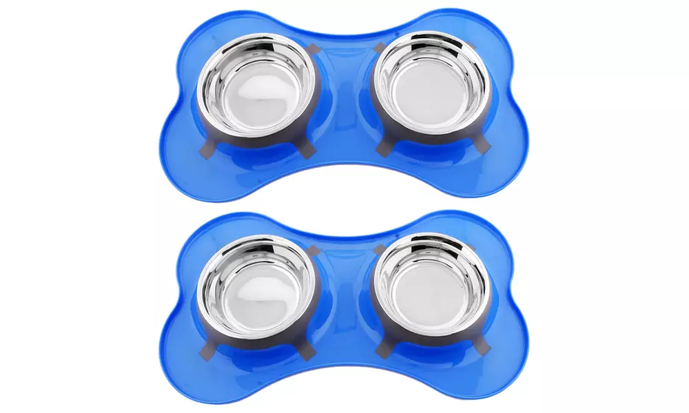 Splash Designer Bone-Shaped Fusion Diner For Pets - Primary Image