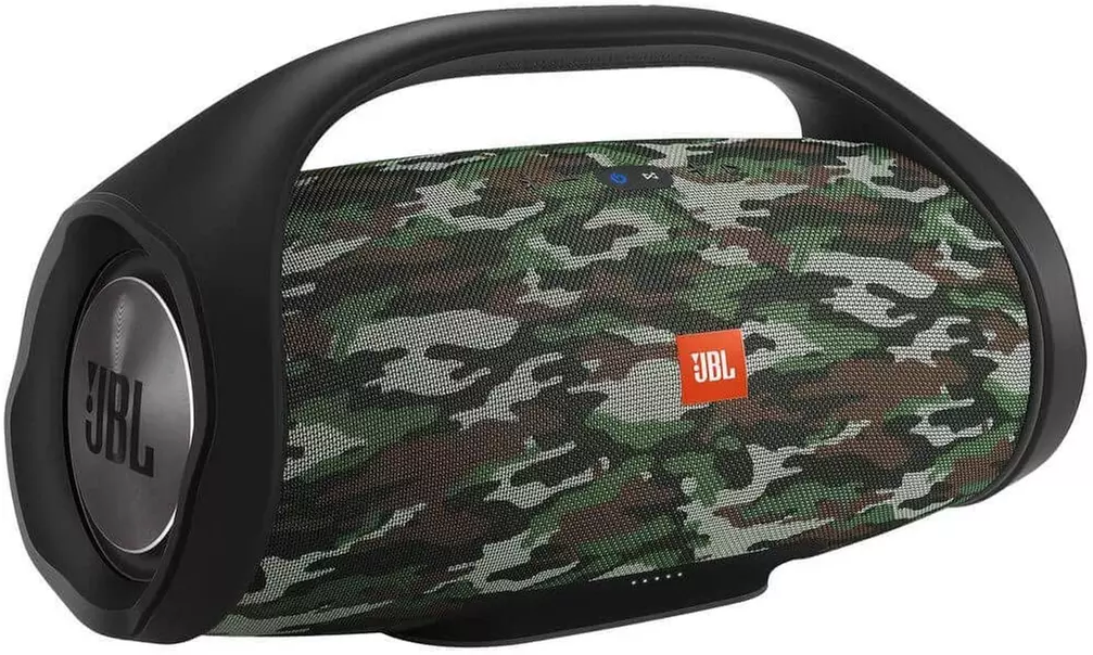 JBL Boombox Portable Wireless Bluetooth Waterproof Speaker -Camouflage (Renewed) - Primary Image