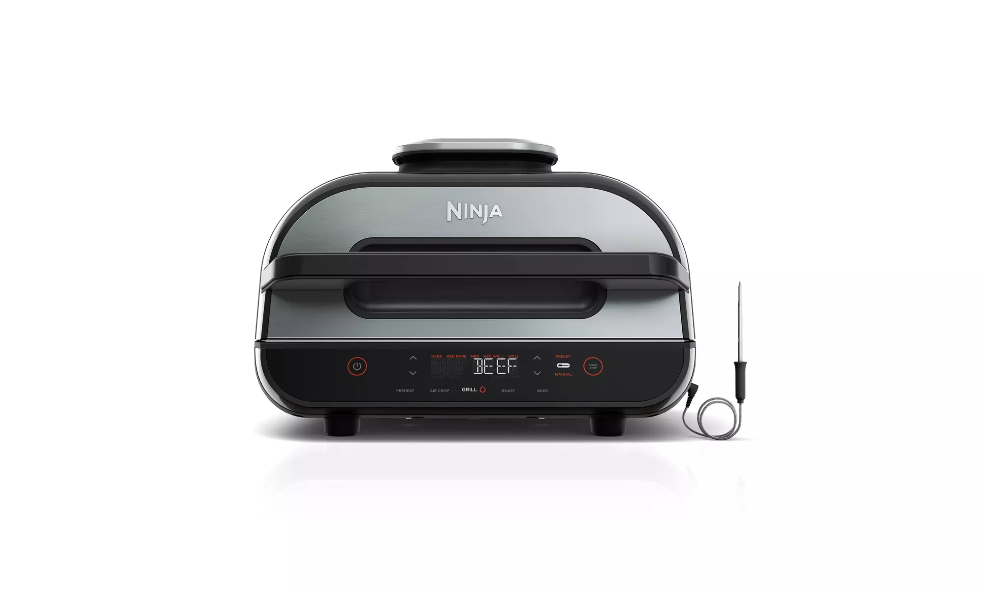 Ninja FG550 Smart XL 4-in-1 4-qt Indoor Grill (Black)- Refurbished - Primary Image