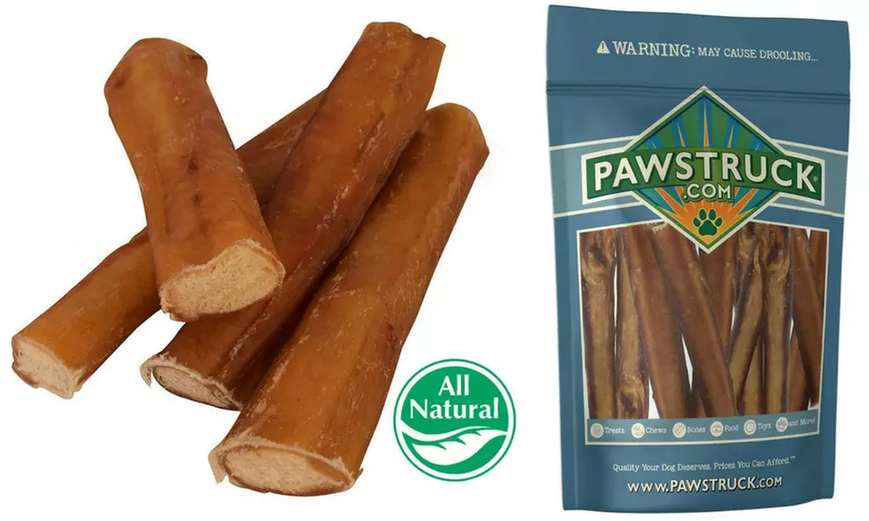5" All-Natural Odorless Beef Bully Sticks (10, 20, 25, 50, 100 or 250-Count) - Second Medium