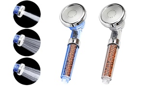 High Turbo Pressure Shower Head Bathroom Powerful Energy Water Saving Filter