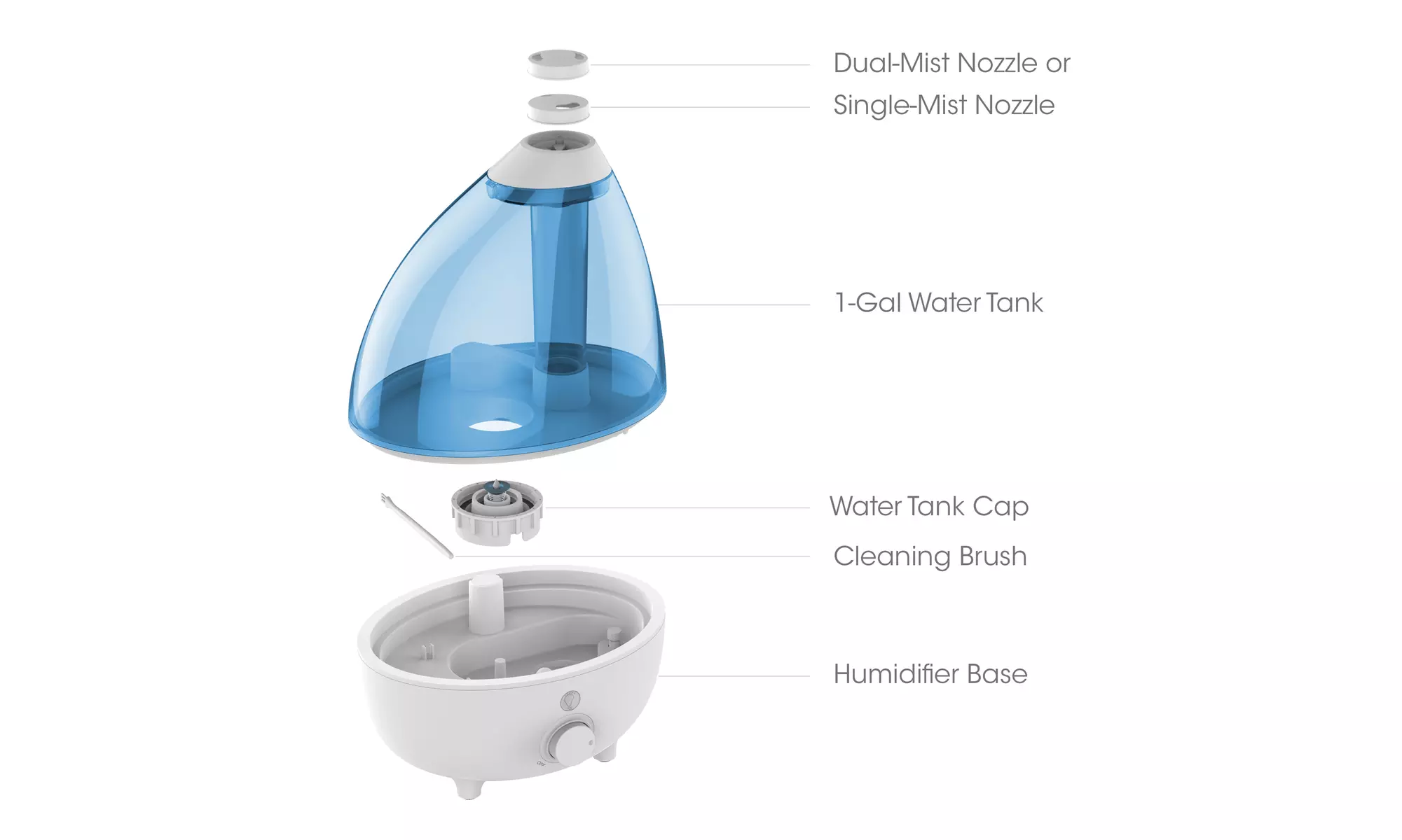 Pure Enrichment MistAire XL Ultrasonic Cool Mist Humidifier   - Second Medium