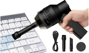 Portable Air Duster Electric Cleaner Cleaning Blower For Cars PCs Keyboard