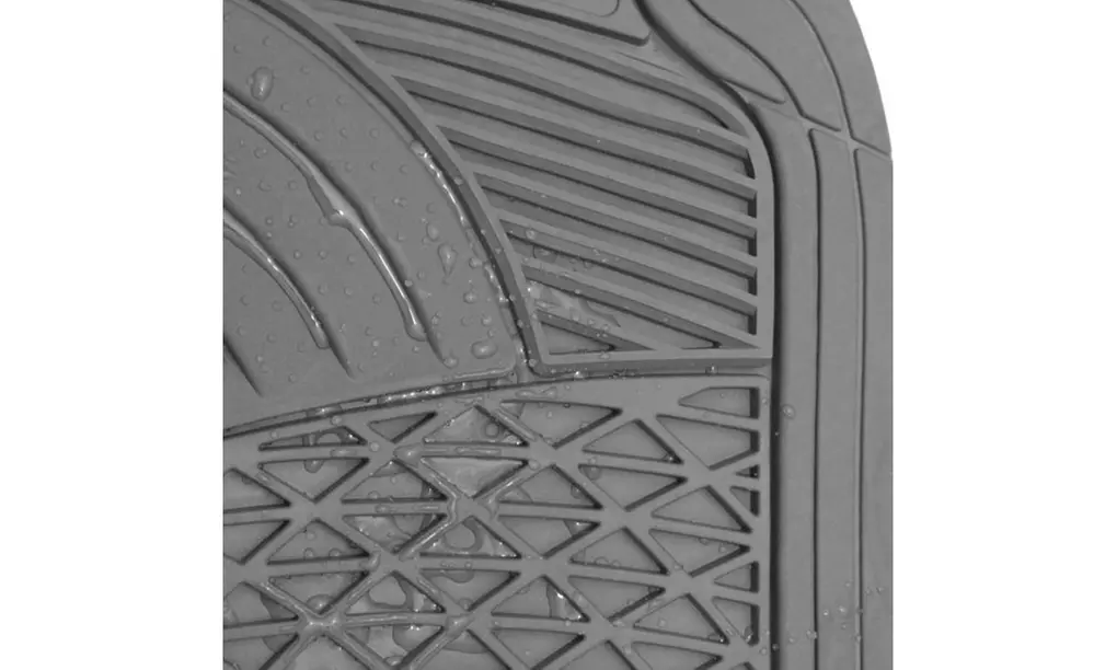 OxGord Universal Fit Heavy-Duty Rubber Car-Floor Mats Set (4-Piece) - Primary Image