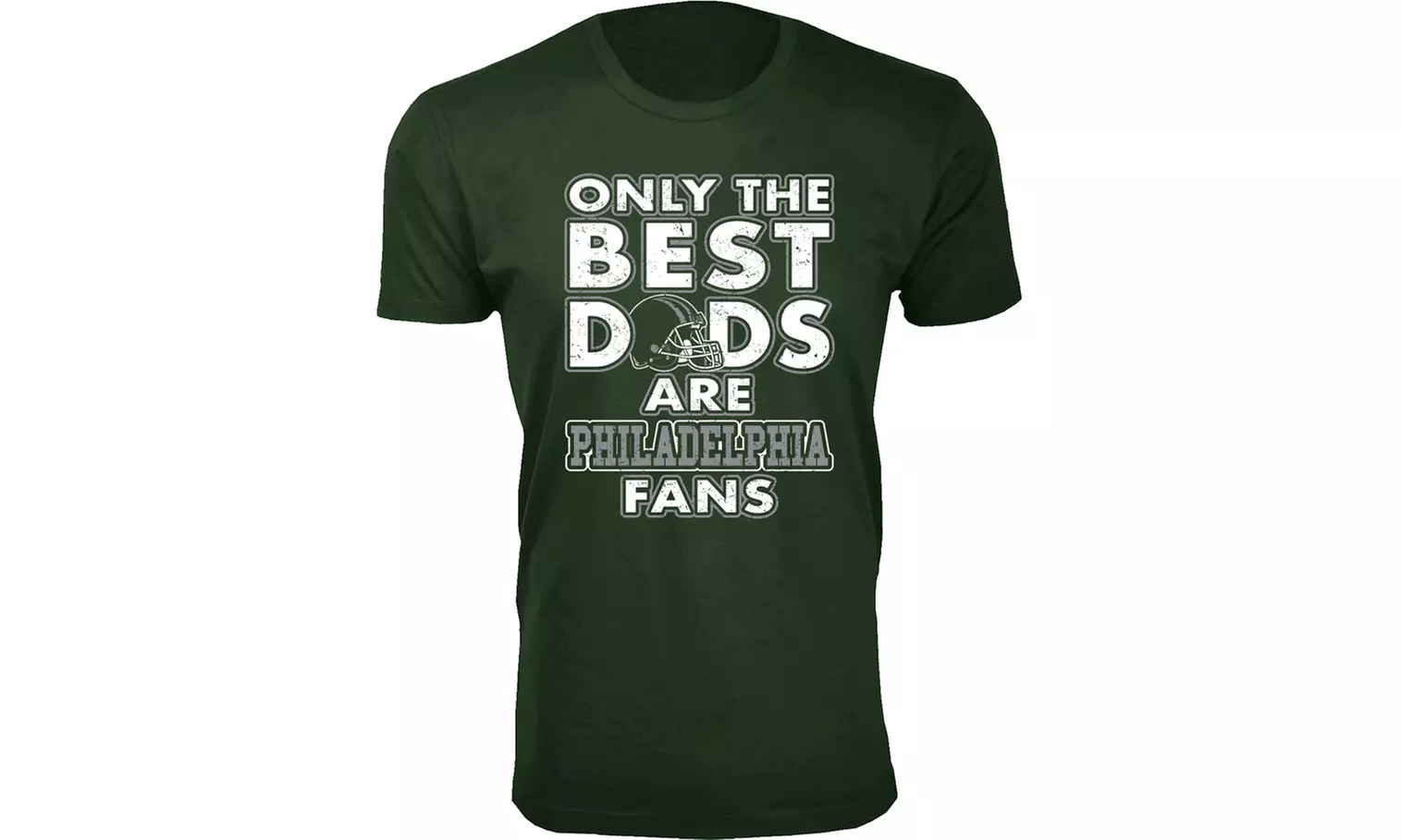Men Only The Best Dads Football Fan T-Shirt (M-3XL)