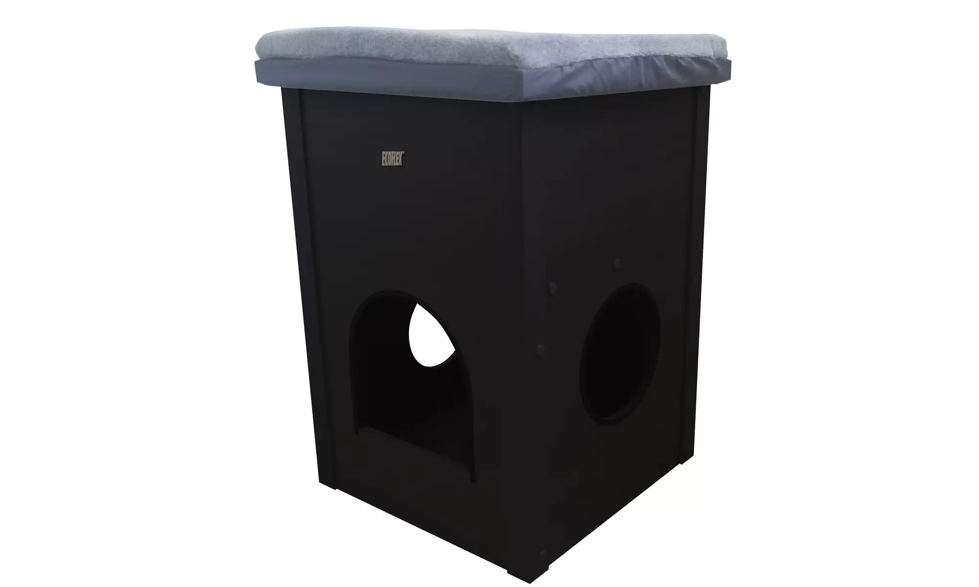 ECOFLEX Kitty Kube - Cat House with Scratch Pad - Primary Image