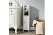Costway Bathroom Storage Cabinet with Adjustable Shelf 1 Door & 2 Open Shelves - Second Medium