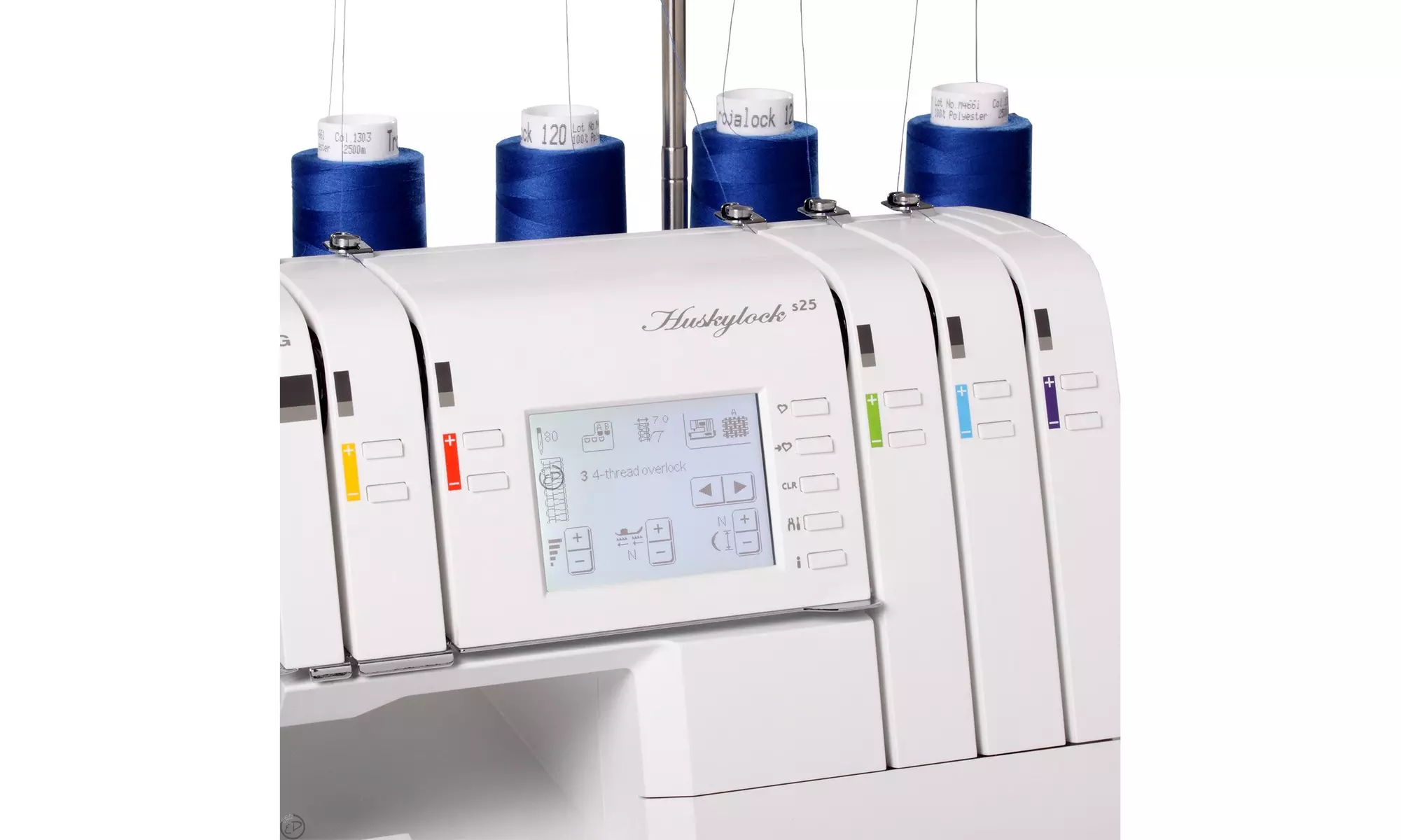 Husqvarna Viking Huskylock S25, a 5,4,3,2 thread Overlocker-Refurbish  - Second Medium