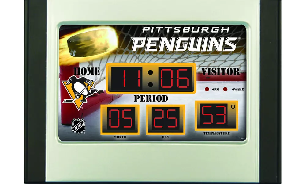 NHL Digital Scoreboard Desk Clock - Primary Image