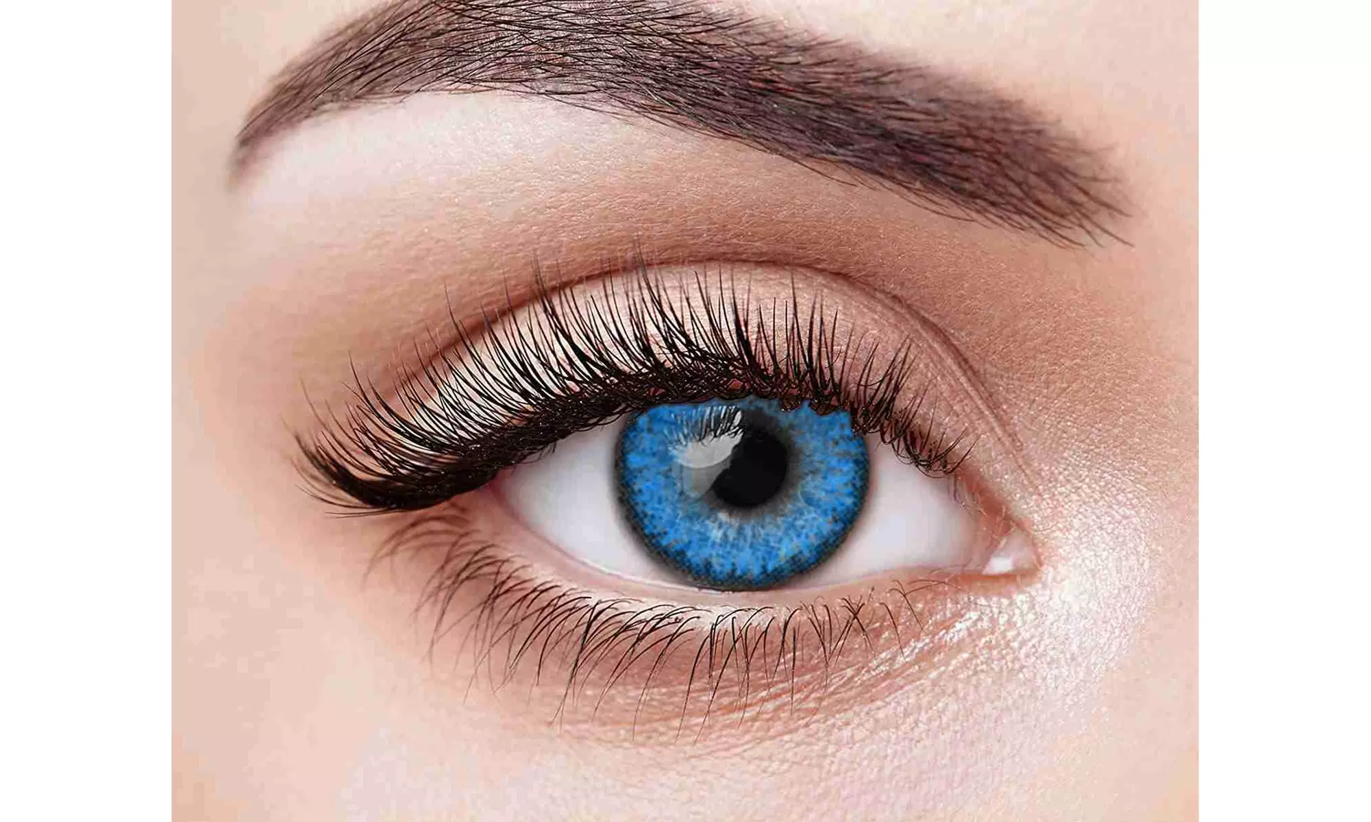 Brilliant Colored Halloween Costume and Artistic Eye Color Changing  - Primary Image