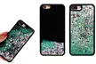 Quicksand Bling Glitter Flowing Black Liquid Case for iPhone 6/6 Plus/6s/6s Plus/7/7 Plus/8/8 Plus - Second Medium