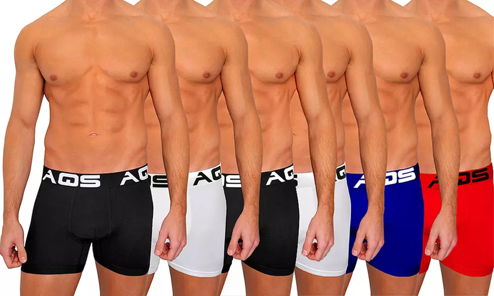 6 Pack Men's Colorful Boxer Briefs