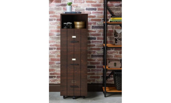 Up To 32 Off On Xenia Rustic File Cabinet Vi Groupon Goods