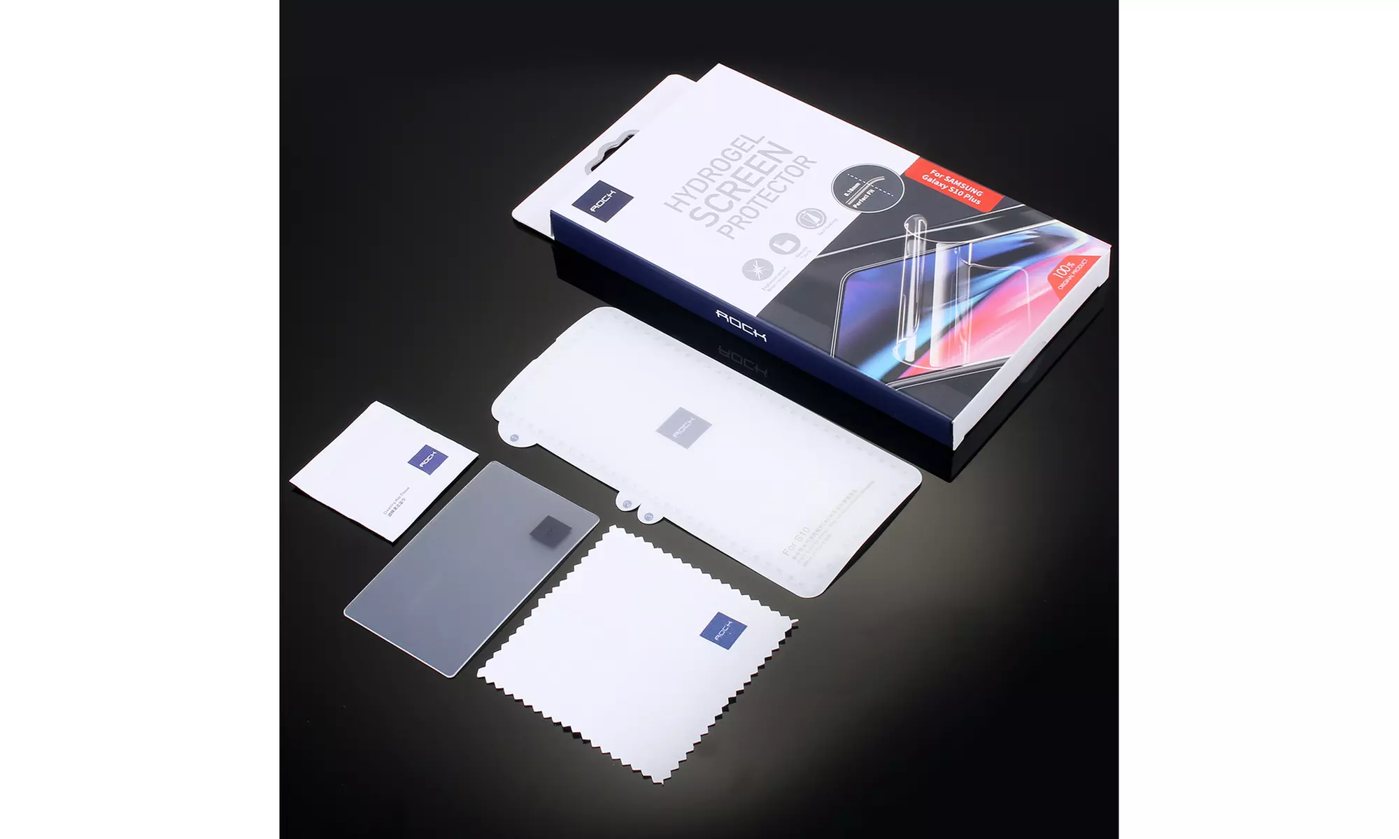 Rock Hydrogel Film Screen Protector For Samsung Galaxy S10 S10 Plus (1-, 2-Pack) - Primary Image